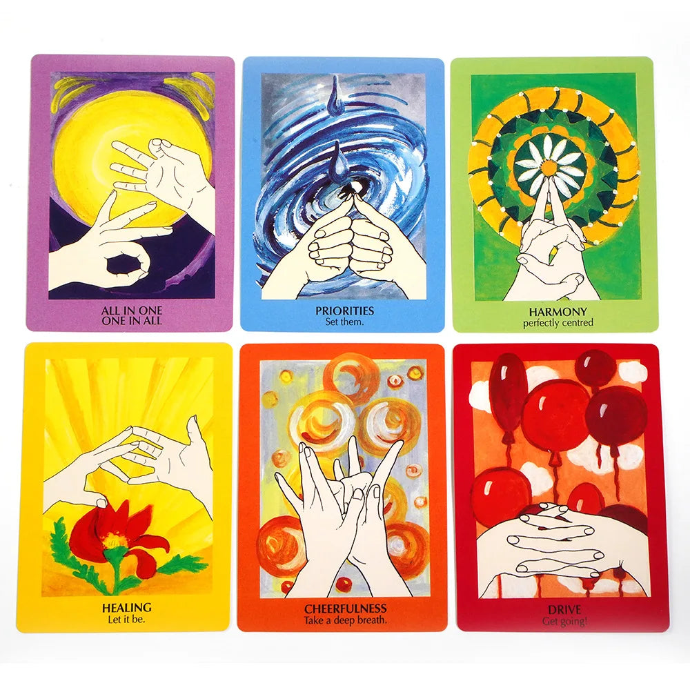 Mudras For Body Mind And Spirit Yoga Course 68 Practice Cards Tarot Oracle Deck