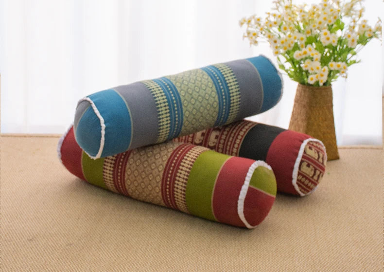 Thai Long Pillow-Household Round Pillow Living Room Sofa Armrest Bedroom Bedside Cushion Comfortable Decor