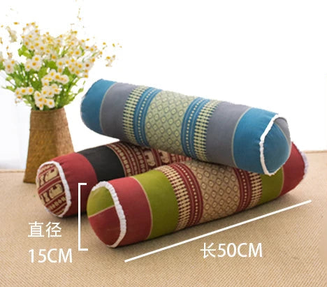 Thai Long Pillow-Household Round Pillow Living Room Sofa Armrest Bedroom Bedside Cushion Comfortable Decor