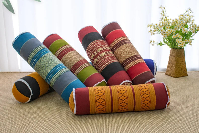 Thai Long Pillow-Household Round Pillow Living Room Sofa Armrest Bedroom Bedside Cushion Comfortable Decor