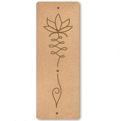 6mm Thickness Eco Friendly Cork Yoga Mat for Beginner Gym Cushion Fitness Rugs Customized