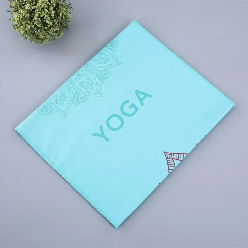 Yoga Cooling Sports Towel – 30x100cm Microfiber, Quick-Drying &amp; Non-Slip Mat Cover for Gym, Fitness, Pilates &amp; Travel – The Perfect Gift