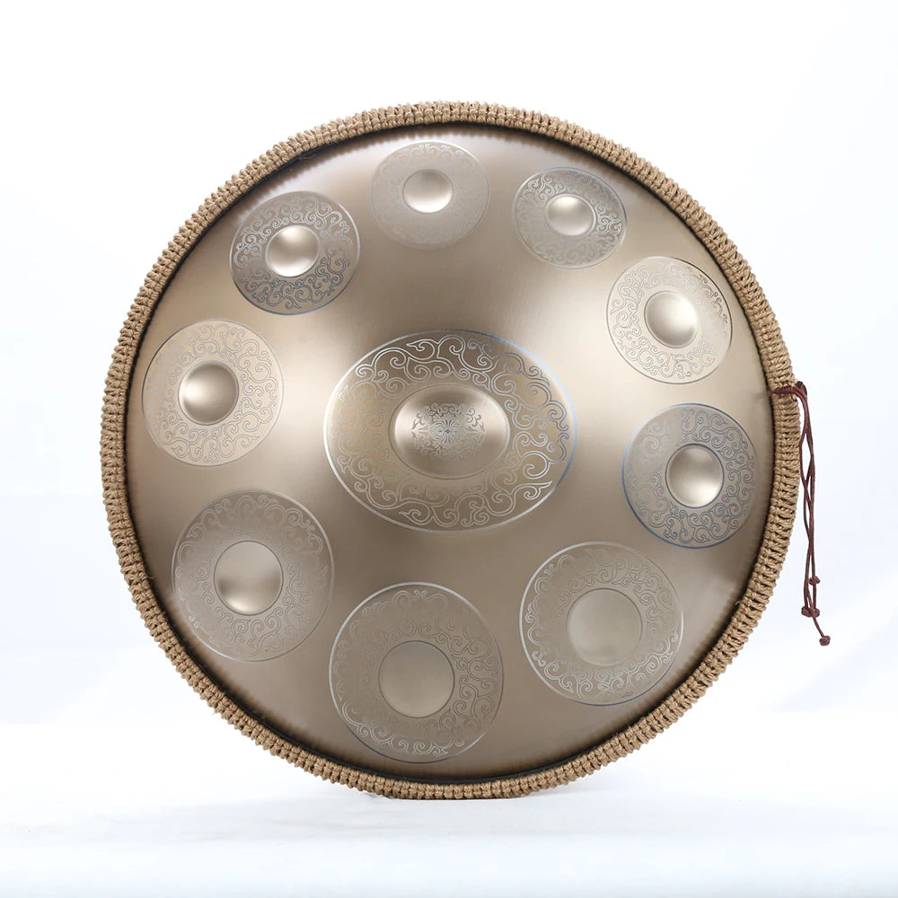 Handpan Drum D minor 22 inch tambor meditation instrument yoga music drum beginner steel tongue drum 440Hz 9/10/12 notes