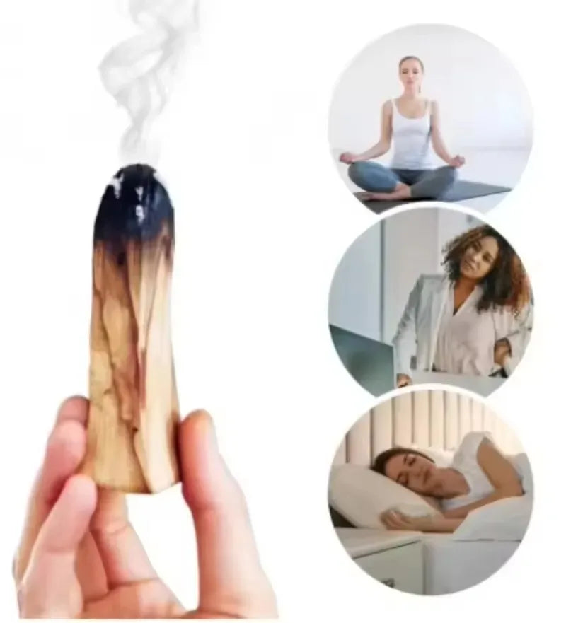 Natural Palo Santo Incense Sticks High-Oil Content for Aromatherapy Yoga Budda Household Purify Air Mind Healing Old Growth Wood