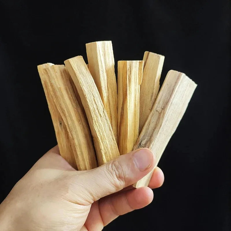 Natural Palo Santo Incense Sticks High-Oil Content for Aromatherapy Yoga Budda Household Purify Air Mind Healing Old Growth Wood