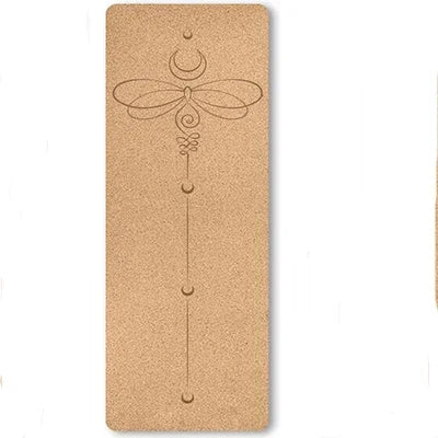 6mm Thickness Eco Friendly Cork Yoga Mat for Beginner Gym Cushion Fitness Rugs Customized