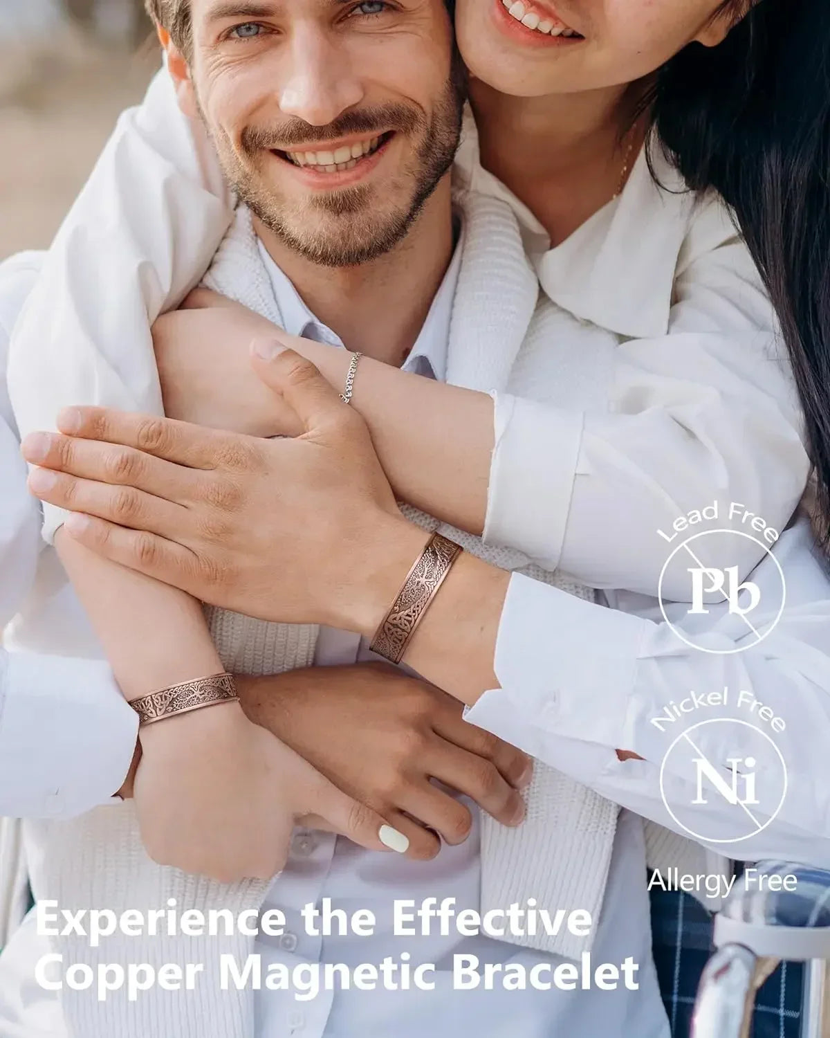 ARADOO Energy Copper Cuff Bracelet – Balance, Focus & Everyday Style