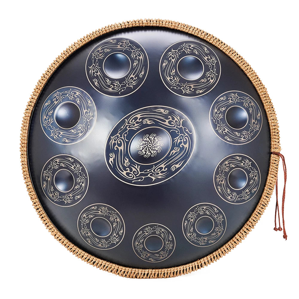 Handpan Drum D minor 22 inch tambor meditation instrument yoga music drum beginner steel tongue drum 440Hz 9/10/12 notes