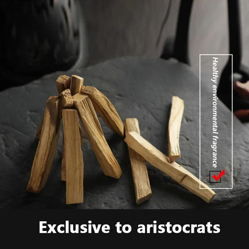 Natural Palo Santo Incense Sticks High-Oil Content for Aromatherapy Yoga Budda Household Purify Air Mind Healing Old Growth Wood
