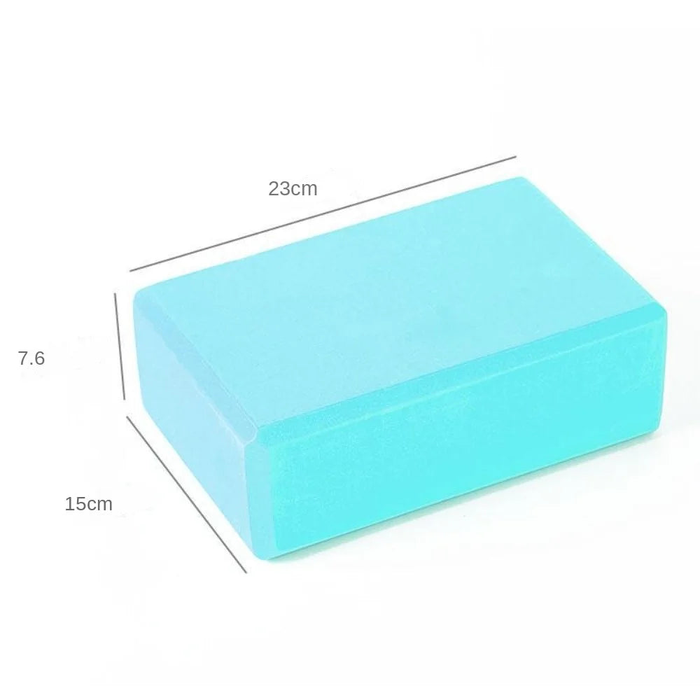 Workout Training High Density Yoga Foam Blocks Non-slip EVA Yoga Block Solid Color Lightweight Props Brick Yoga